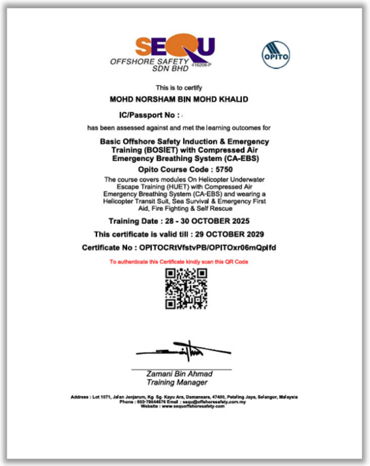 BOSIET Offshore Safety_Boat Operations